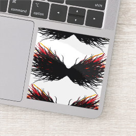 Lust Abstract 7 Deadly Sins Alcohol Ink Art シール