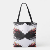 Lust Abstract 7 Deadly Sins Alcohol Ink Art トートバッグ (裏面)