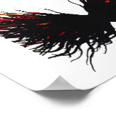 Lust Abstract 7 Deadly Sins Alcohol Ink Art ポスター (角)