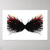 Lust Abstract 7 Deadly Sins Alcohol Ink Art ポスター (正面)