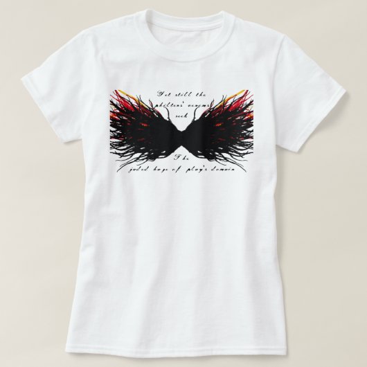 Lust Abstract 7 Deadly Sins Alcohol Ink Art Tシャツ (デザイン正面)