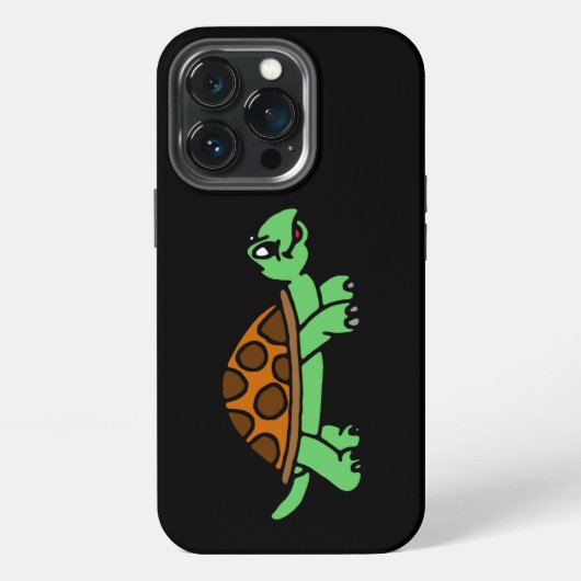 Lustiege Schildkröte iPhoneケース (裏面)