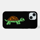 Lustiege Schildkröte iPhone 15ケース (裏面横)