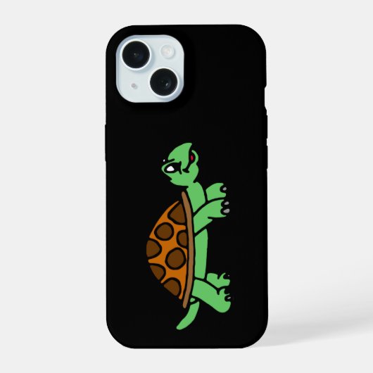 Lustiege Schildkröte iPhone 15ケース (裏面)