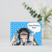 Lustige beschreibbare personalisierbareポストカルテン ポストカード (スタンド正面)