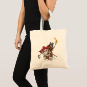Lustige Chinchilla Brüder トートバッグ (正面(商品))