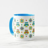 Lustige Eulen マグカップ (正面左)