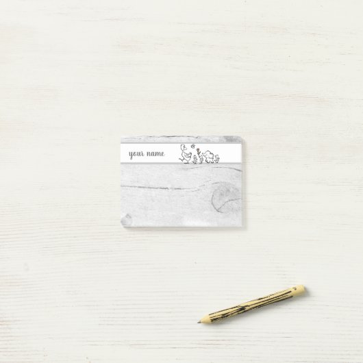 lustige gesellen Post-it Klebezettel ポストイット (デスク上)