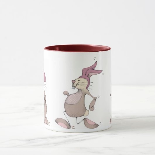 Lustige Hasen マグカップ (中央)