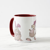 Lustige Hasen マグカップ (正面左)