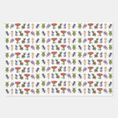 Lustige Monster ラッピングペーパーシート (正面2)