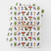 Lustige Monster ラッピングペーパーシート (インサイチュ)