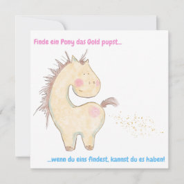 Lustige Pferde Karte für Pferdeliebhaber, Pferd シーズンカード