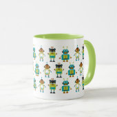 Lustige Roboter マグカップ (正面右)