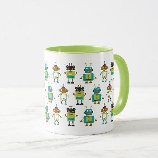 Lustige Roboter マグカップ (正面右)