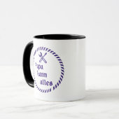 Lustige Tasse für Papa - "Papa kann alles" マグカップ (正面左)