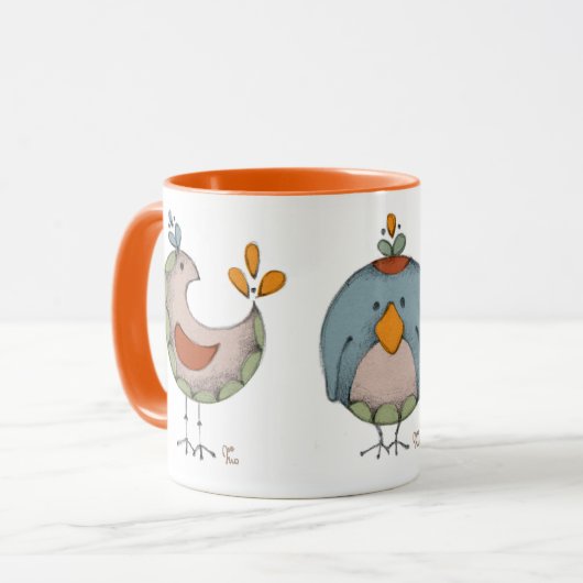 Lustige Vögel マグカップ (正面左)