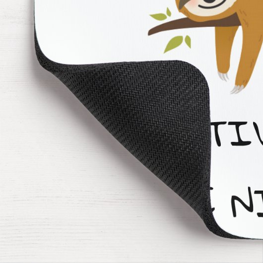 Lustiger Faultier Spruch Geschenk Mousepad マウスパッド (コーナー)