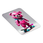 Lustiger Skater Bär マグネット (右側)