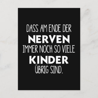 Lustiges Am Ende der Nerven ポストカード
