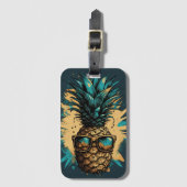 Lustiges Ananas Obst ラゲッジタグ (正面縦)