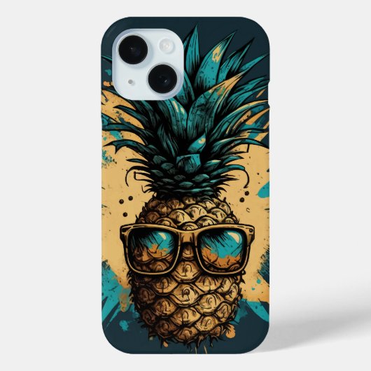 Lustiges Ananas Obst Case-Mate iPhoneケース (裏面)