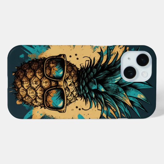 Lustiges Ananas Obst Case-Mate iPhoneケース (裏面 (横))