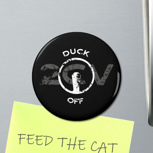 Lustiges Oldtimer 2cv Duck Offステートメント マグネット