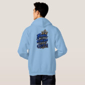 Lustiges Pärchen Spruch für Kings Hoodie パーカ (裏面フル)