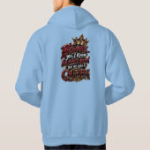 Lustiges Pärchen Spruch für Kings Hoodie パーカ (裏面)