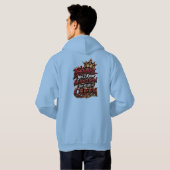 Lustiges Pärchen Spruch für Kings Hoodie パーカ (裏面フル)
