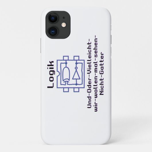Lustiges Spaß Logikgatter mit boolescher Funktion Case-Mate iPhoneケース (裏面)