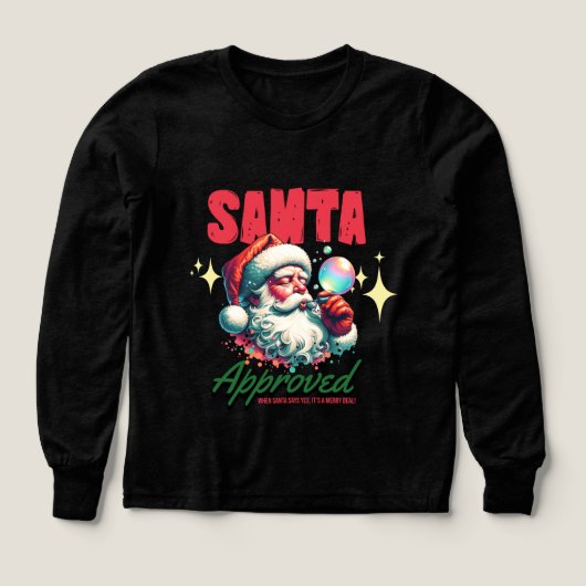  🎅 Lustiges Weihnachts-Shirt – Santa Approved (デザイン正面)