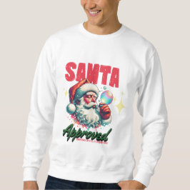 🎅 Lustiges Weihnachts-Shirt – Santa Approved スウェットシャツ