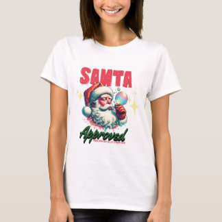 🎅 Lustiges Weihnachts-Shirt – Santa Approved –  Tシャツ