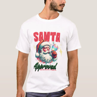 🎅 Lustiges Weihnachts-Shirt – Santa Approved –  Tシャツ