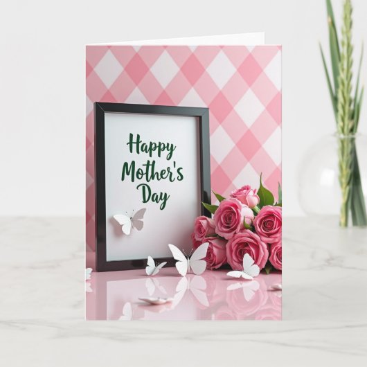 Lustrous Happy Mothers Day Card カード (正面)