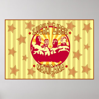 Luta Libre Mexicanaポスター ポスター