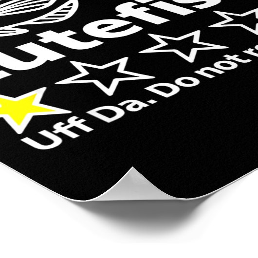 Lutefisk Highly Recommend Funny For Men Women ポスター (角)