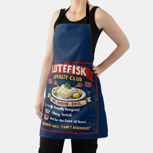 Lutefisk Loyalty Club Norwegian Apron エプロン (インサイチュ)