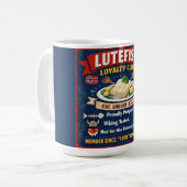 Lutefisk Loyalty Club Norwegian Coffee Mug コーヒーマグカップ (正面左)