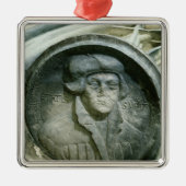 Lutherとの老化したマーティンLutherは57上がりました メタルオーナメント (正面)