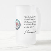 Lutherはビールのジョッキを曇らしました フロストグラスビールジョッキ (正面右)