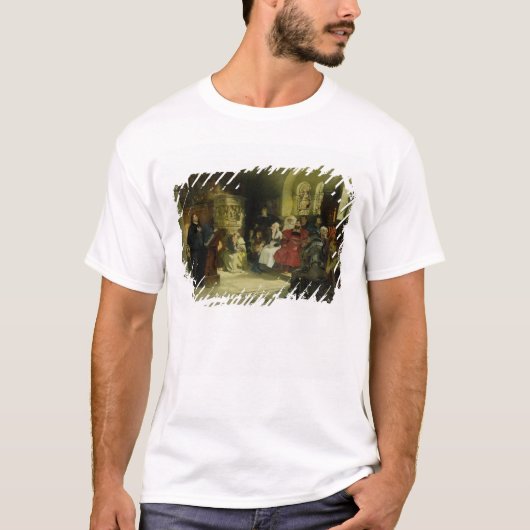 Lutherは彼の聖書翻訳を使用して説教します Tシャツ (正面)