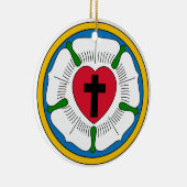 Lutherバラのルーテル教会マーティンLuther セラミックオーナメント (右)
