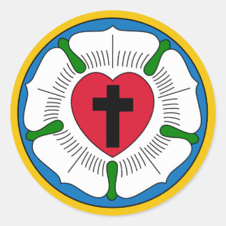 Lutherバラのルーテル教会マーティンLuther ラウンドシール