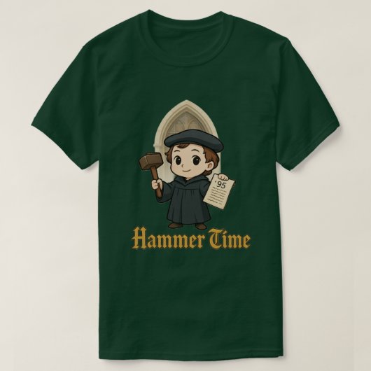 Luther Hammer Time T-Shirt Tシャツ (デザイン正面)