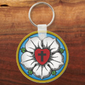 Lutheran Rose キーホルダー (正面)