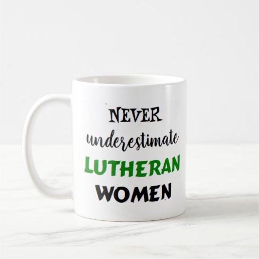 lutheran women コーヒーマグカップ (左)