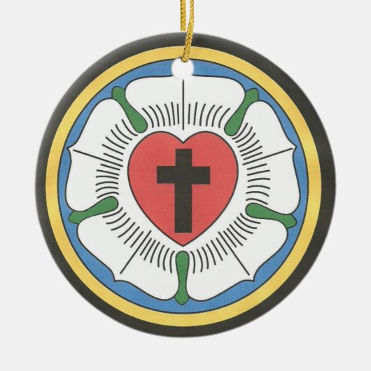 Luthersのシール セラミックオーナメント (正面)